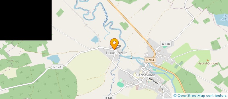 localisation de l'entreprise MONSIEUR GUILLAUME POTIER  HAUDONVILLE