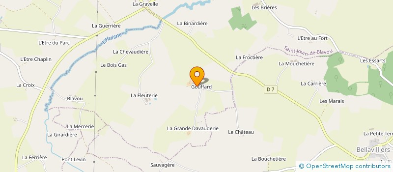 localisation de l'entreprise MONSIEUR GUILLAUME POTTIER à SAINT-JOUIN-DE-BLAVOU