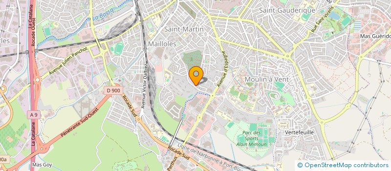 localisation de l'entreprise MONSIEUR GUILLAUME POUGAULT  PERPIGNAN