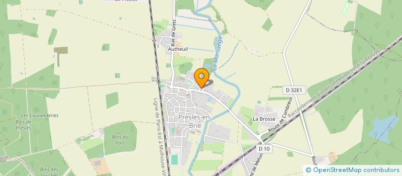 localisation de l'entreprise MONSIEUR GUILLAUME POULET  PRESLES-EN-BRIE