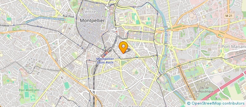 localisation de l'entreprise MONSIEUR GUILLAUME POUX à MONTPELLIER