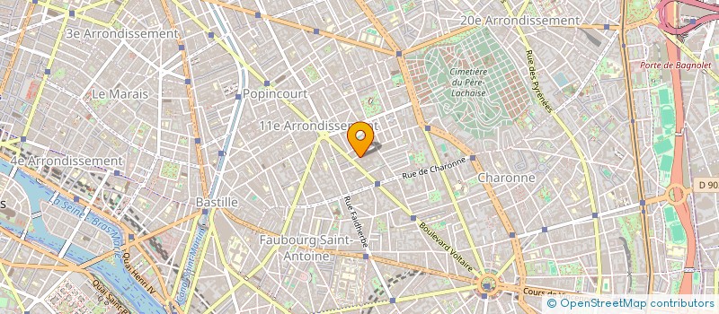 localisation de l'entreprise MONSIEUR GUILLAUME PREVOT  PARIS