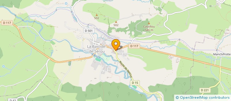 localisation de l'entreprise MONSIEUR GUILLAUME PRIETO à LA BASTIDE-DE-SEROU
