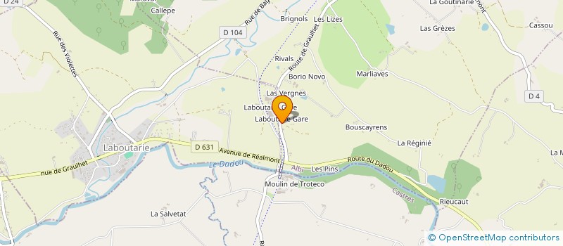localisation de l'entreprise MONSIEUR GUILLAUME PRINCET à LOMBERS