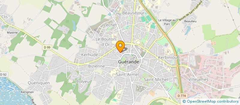 localisation de l'entreprise MONSIEUR GUILLAUME PROST à GUERANDE