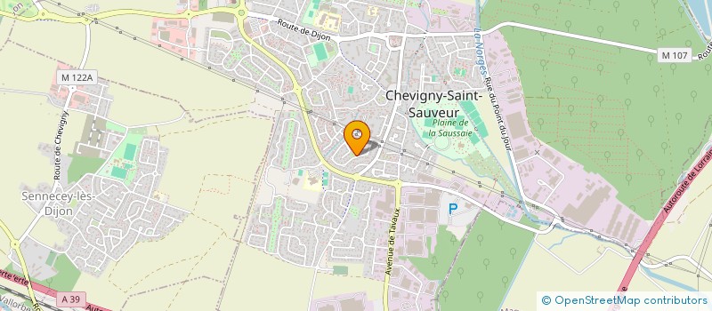 localisation de l'entreprise MONSIEUR GUILLAUME PROTET  CHEVIGNY-SAINT-SAUVEUR