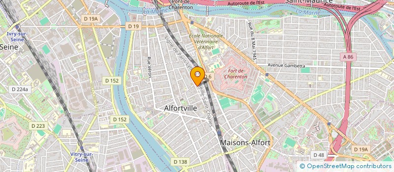 localisation de l'entreprise MONSIEUR GUILLAUME PROUCHANDY  ALFORTVILLE