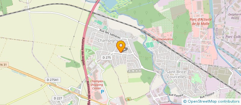 localisation de l'entreprise MONSIEUR GUILLAUME PROUVOST  CHAMPIGNY