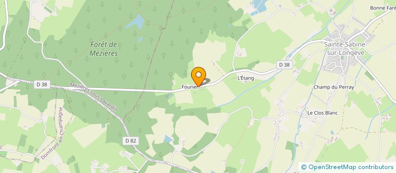 localisation de l'entreprise MONSIEUR GUILLAUME PROVOST  SAINTE-SABINE-SUR-LONGEVE