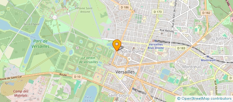 localisation de l'entreprise MONSIEUR GUILLAUME PUCHERCOS à VERSAILLES
