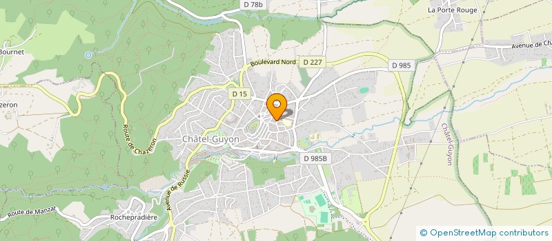 localisation de l'entreprise MONSIEUR GUILLAUME PUJOL à CHATEL-GUYON