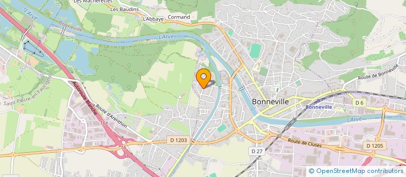 localisation de l'entreprise MONSIEUR GUILLAUME QUARTENOUD  BONNEVILLE