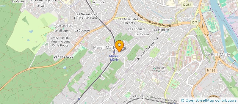 localisation de l'entreprise MONSIEUR GUILLAUME QUEF  MAREIL-MARLY