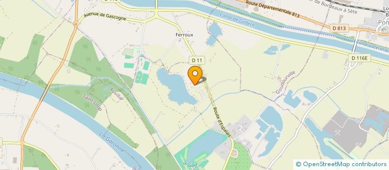 localisation de l'entreprise MONSIEUR GUILLAUME QUIDEY  DONZAC