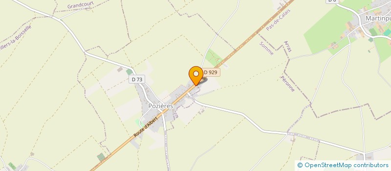 localisation de l'entreprise MONSIEUR GUILLAUME QUIEVY  POZIERES