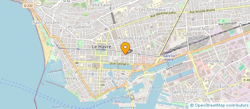 localisation de l'entreprise MONSIEUR GUILLAUME RACAPE à LE HAVRE