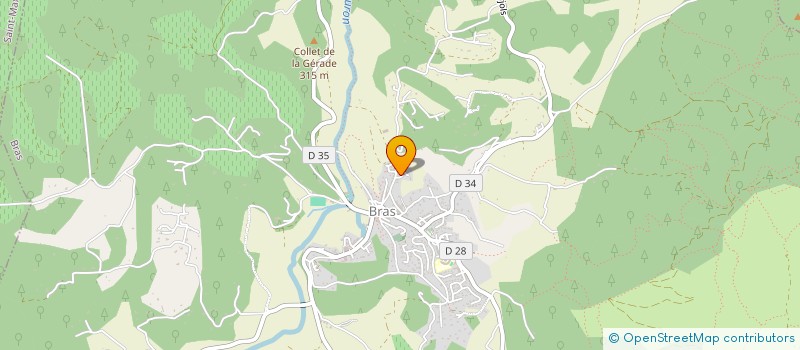 localisation de l'entreprise MONSIEUR GUILLAUME RACINE  BRAS