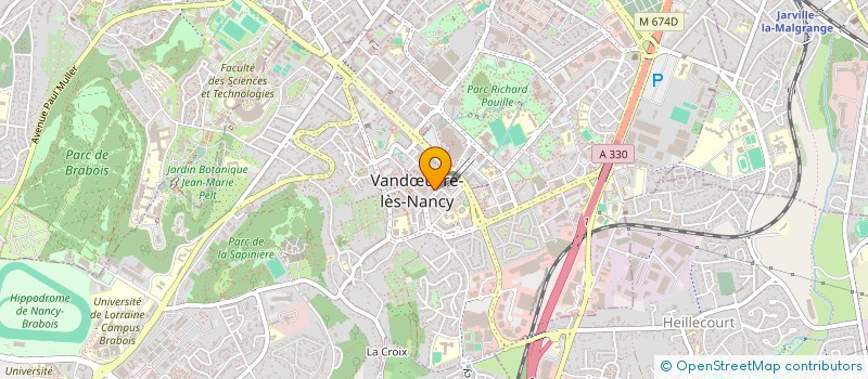 localisation de l'entreprise MONSIEUR GUILLAUME RADIGUE  VANDUVRE-LES-NANCY