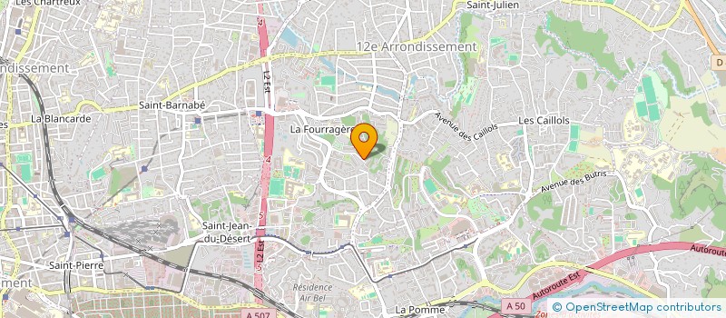 localisation de l'entreprise MONSIEUR GUILLAUME RAFFARD à MARSEILLE