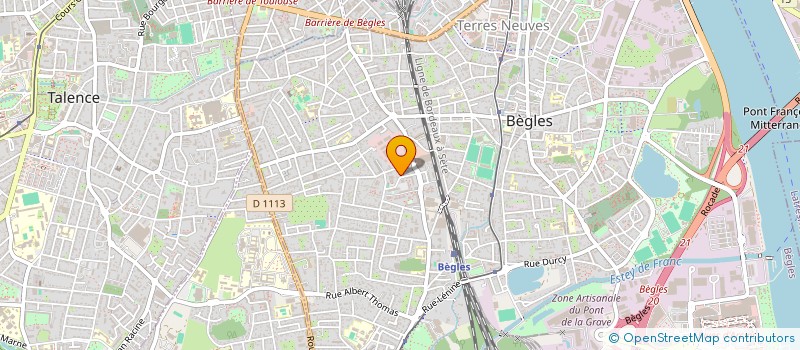 localisation de l'entreprise MONSIEUR GUILLAUME RAFFI à BEGLES