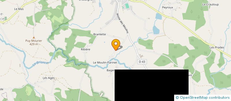 localisation de l'entreprise MONSIEUR GUILLAUME RAFFIER à LA CROISILLE-SUR-BRIANCE
