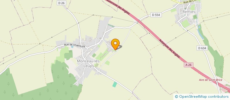 localisation de l'entreprise MONSIEUR GUILLAUME RAGUENET  MONCEAU-LES-LEUPS