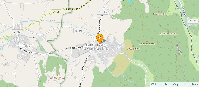 localisation de l'entreprise MONSIEUR GUILLAUME RAILLON  SAINT-VINCENT-LA-COMMANDERIE