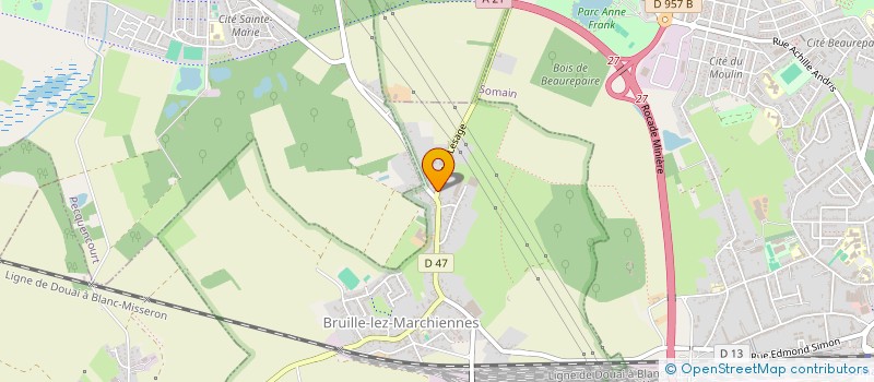 localisation de l'entreprise MONSIEUR GUILLAUME RAISON  BRUILLE-LEZ-MARCHIENNES