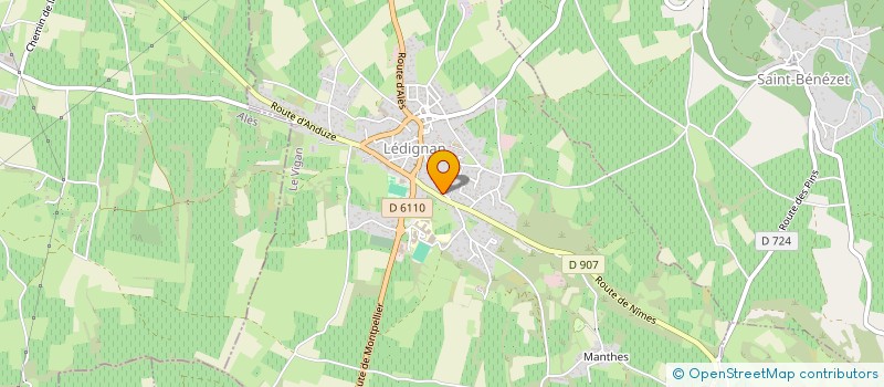 localisation de l'entreprise MONSIEUR GUILLAUME RANC  LEDIGNAN