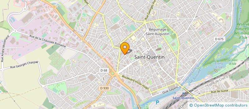 localisation de l'entreprise MONSIEUR GUILLAUME RANDOUX à SAINT-QUENTIN