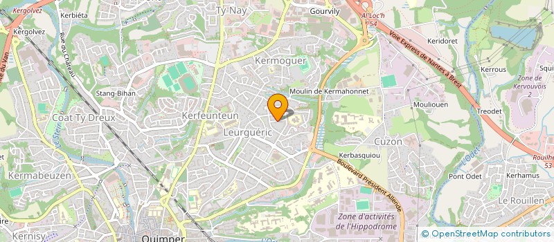 localisation de l'entreprise MONSIEUR GUILLAUME RANNOU à QUIMPER