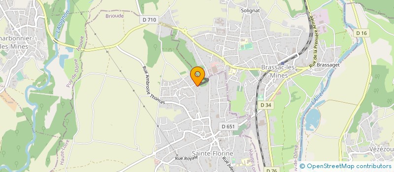 localisation de l'entreprise MONSIEUR GUILLAUME RAOULT  SAINTE-FLORINE