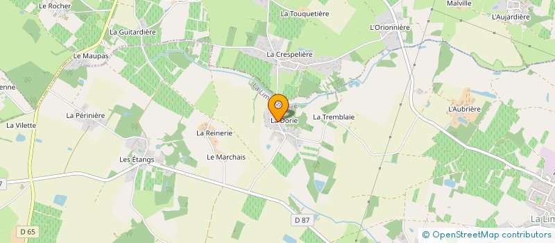 localisation de l'entreprise MONSIEUR GUILLAUME RAPIN  LA LIMOUZINIERE