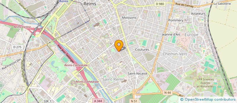 localisation de l'entreprise MONSIEUR GUILLAUME RASOAMIARAMANANA  REIMS