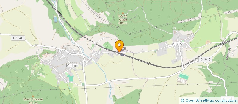 localisation de l'entreprise MONSIEUR GUILLAUME RATEL  MALAIN