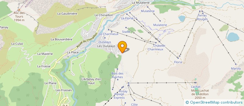 localisation de l'entreprise MONSIEUR GUILLAUME RATSCH  LE GRAND-BORNAND