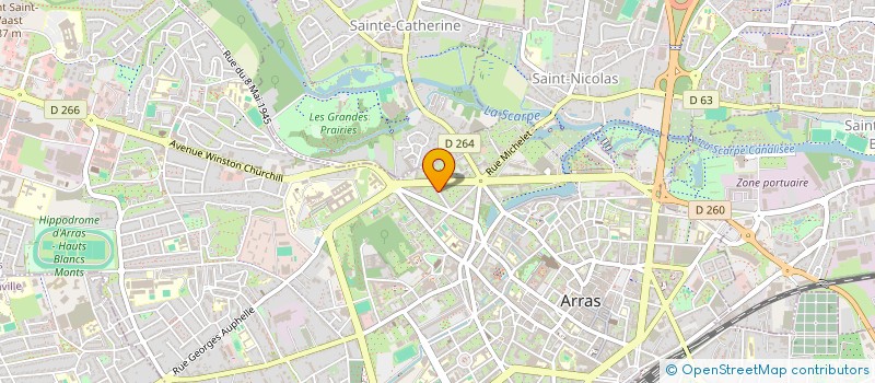 localisation de l'entreprise MONSIEUR GUILLAUME RAUX à ARRAS