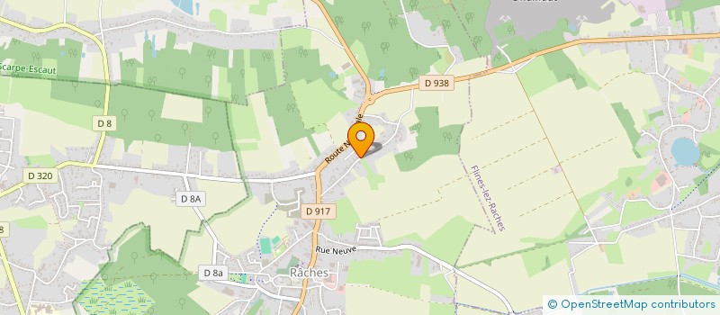 localisation de l'entreprise MONSIEUR GUILLAUME RAVAUT  RACHES