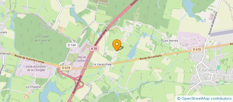 localisation de l'entreprise MONSIEUR GUILLAUME RAVEL  COURLAOUX