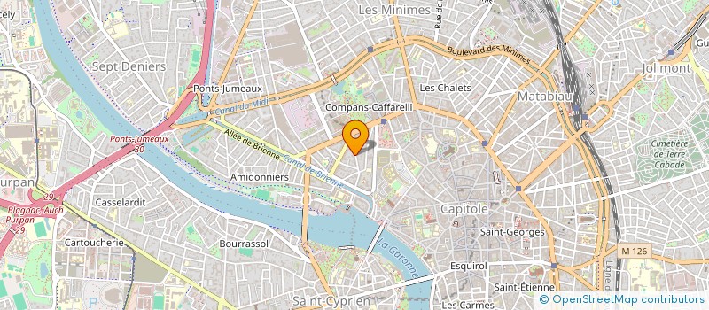 localisation de l'entreprise MONSIEUR GUILLAUME RAVIN à TOULOUSE