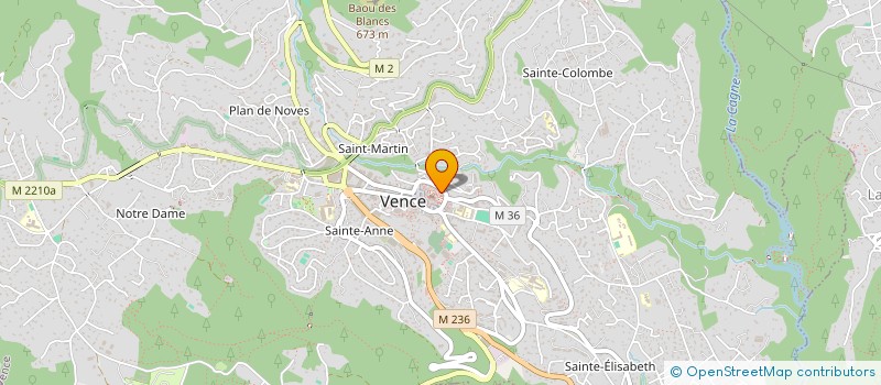 localisation de l'entreprise MONSIEUR GUILLAUME RAVINEAU  VENCE