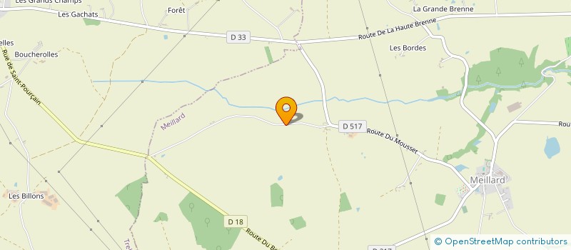 localisation de l'entreprise MONSIEUR GUILLAUME RAY  SAINT-GERMAIN-DE-SALLES