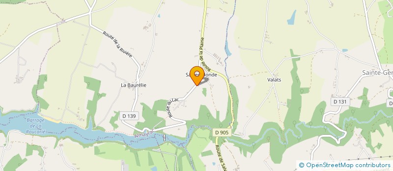 localisation de l'entreprise MONSIEUR GUILLAUME RAYNAL  MIRANDOL-BOURGNOUNAC