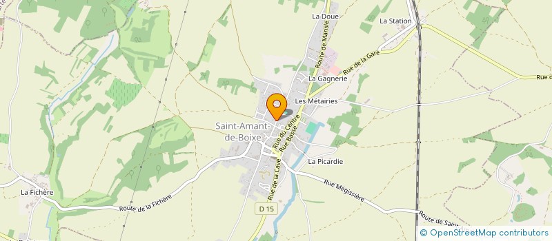 localisation de l'entreprise MONSIEUR GUILLAUME REBINGUET à SAINT-AMANT-DE-BOIXE
