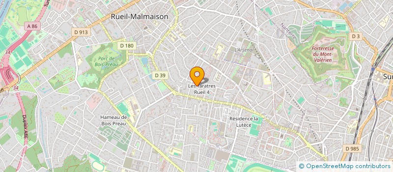 localisation de l'entreprise MONSIEUR GUILLAUME REGENT à RUEIL-MALMAISON