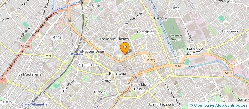 localisation de l'entreprise MONSIEUR GUILLAUME REGIMBEAU  ROUBAIX