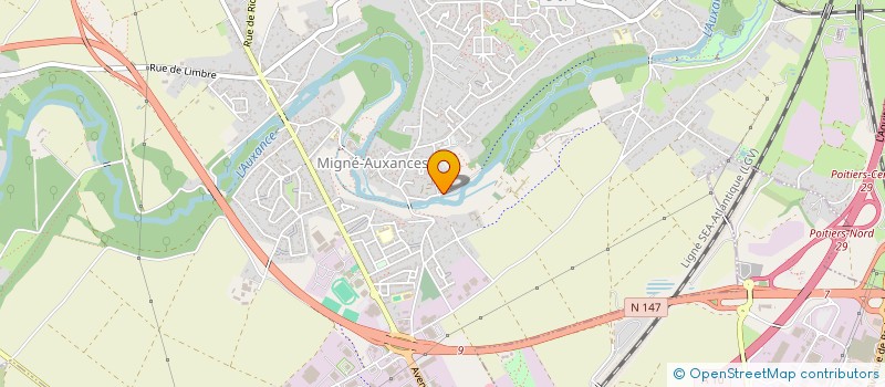 localisation de l'entreprise MONSIEUR GUILLAUME REGNART  MIGNE-AUXANCES