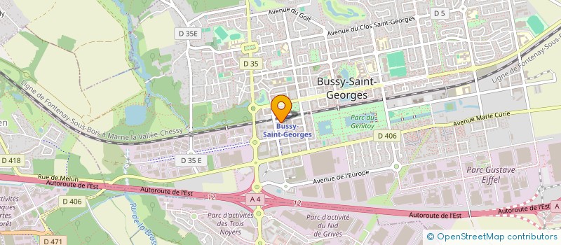 localisation de l'entreprise MONSIEUR GUILLAUME REICHENBACH  BUSSY-SAINT-GEORGES