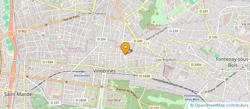 localisation de l'entreprise MONSIEUR GUILLAUME REKAI à VINCENNES