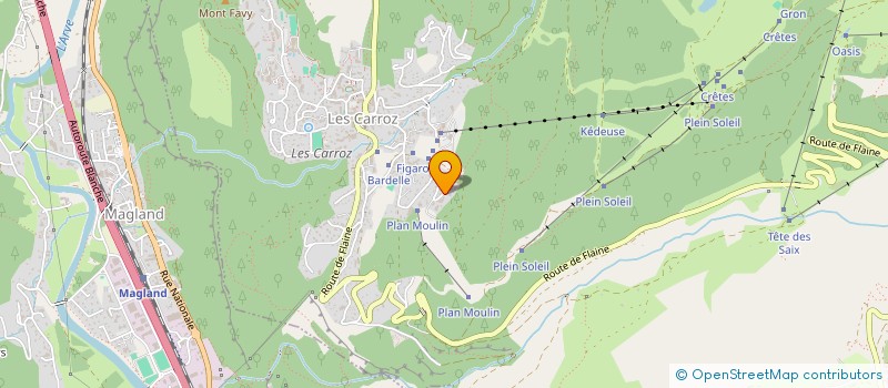 localisation de l'entreprise MONSIEUR GUILLAUME REMY  ARACHES-LA-FRASSE